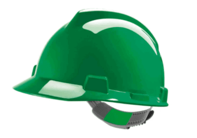 MSA, GV141-0000000-000, Safety V-Gard Green Hard Hat